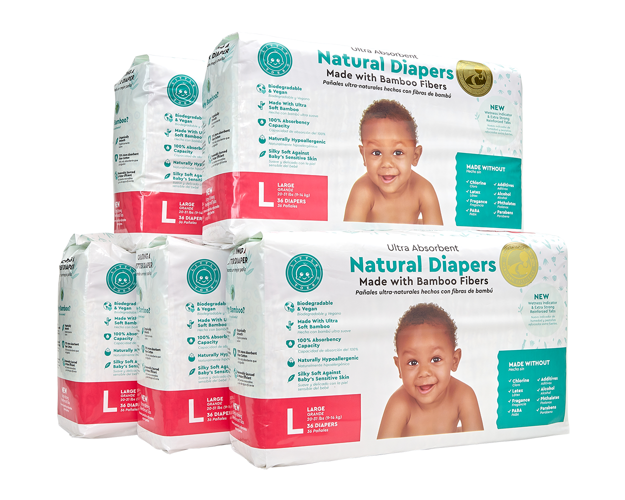 Biodegradable disposable discount diapers